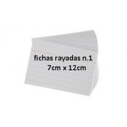 FICHAS RAYADAS N.1 7X12 X...