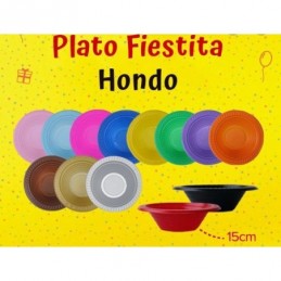 PLATO COP HONDO COLOR x10 -...